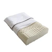 ergonomic anti dust mite pillow with 2 neck heights