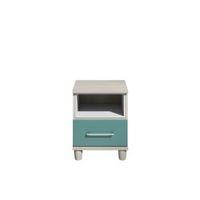 Eris Elm Effect 1 Drawer Bedside Chest (H)517mm (W)404mm