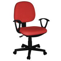 ergonomic office chair in red
