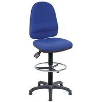 ERGO TWIN DRAUGHTING CHAIR BLUE