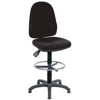 ERGO TWIN DRAUGHTING CHAIR BLACK