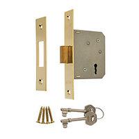 era 3 lever deadlock 64mm brass