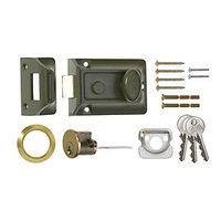 ERA Traditional Door Lock 60mm Green/Brass