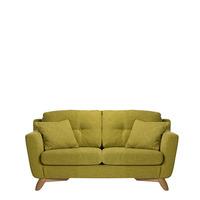 ercol cosenza small fabric sofa green