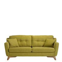 Ercol Cosenza Large Fabric Sofa, Green