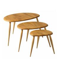 Ercol Originals Retro Nest of 3 Tables, Wood