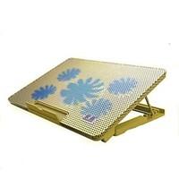Ergonomic Adjustable Cooler Cooling Pad With Stand Holder PC Laptop Notebook