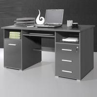 ergonomic anthracite computer workstation