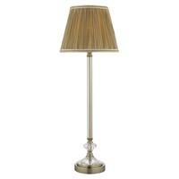 ERL4275 Erland Table Lamp With Gold Faux Silk Shade