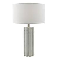 ERE422 Erebus Table Lamp With White Cotton Shade