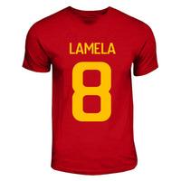 erik lamela roma hero t shirt red