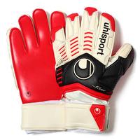 Ergonomic Supersoft Goalkeeper Gloves White/Black/Red