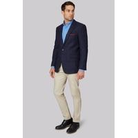 Ermenegildo Zegna Cloth Navy Wine Windowpane Regular Fit Jacket