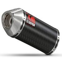 ESI99CFO - Scorpion Carbine Carbon Extreme Exhaust - Suzuki GSF 650 Bandit 07-09