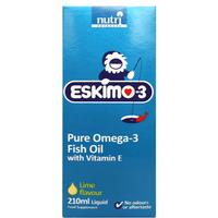 Eskimo 3 Pure Omega Fish Oil With Vitamin E 210ml