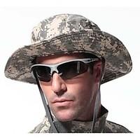 ESDY Camouflage Outdoor Fishing Windproof Polyester Shade Rounded Edges Ben Nepalese Hat ACU