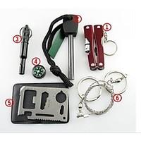 ESDY Self Help SOS Tool Kit Outdoor Equipment Emergency Gear Tools Box