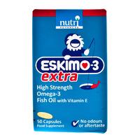 Eskimo 3 Extra High Strength Omega 3 Fish oil - 50capsules