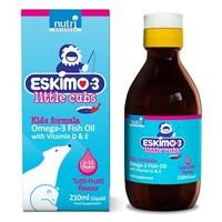 Eskimo-3 Little Cubs Kids Formula Omega-3 Fish Oil - Tutti Frutti Flavour 210ml