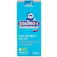 Eskimo 3 Brainsharp Pure Omega 3 Fish Oil Lemon Flavour - 210ml