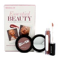 Essential Beauty - Amaretto Sunset (1x Blush Cheek Powder 1x Shine Ultra Lip Gloss) 2pcs