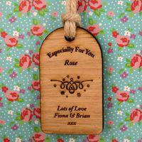 Especially For You Wooden Gift Tag