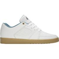 es accel slim skate shoes whitegum