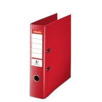 Esselte No. 1 Power Lever Arch File PP Slotted 75mm Spine A4 Red (Pack 10)