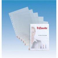 Esselte Heavy-duty Pocket Polypropylene Multipunched Reinforced Top-opening (A4) Clear (1 x Pack of 25)