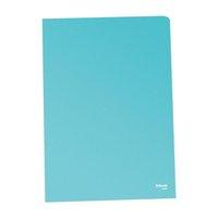 Esselte (A4) Copy-safe Folder Plastic Cut Flush Blue (1 x Pack of 100)