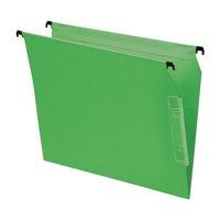 Esselte Pendaflex Lateral File Kraft 205g/m2 V-base Capacity 15mm W330mm Green (1 x Pack of 25)