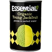 essential trading organic young jackfruit pieces in salted water 400g