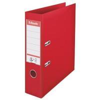 Esselte No.1 Power A4 Lever Arch File PP 500 Sheets 75mm Spine Red Ref