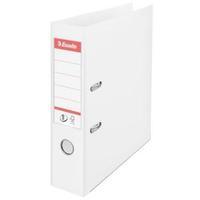 Esselte No.1 Power A4 Lever Arch File PP 500 Sheets 75mm Spine White