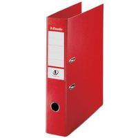 esselte no 1 power lever arch file pp slotted 75mm spine foolscap red
