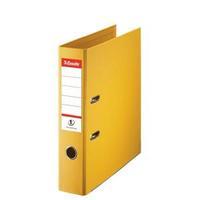 esselte no1 power a4 lever arch file pp slotted 75mm spine yellow