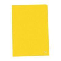 Esselte A4 Copy-safe Folder Plastic Cut Flush Yellow 1 x Pack of 100