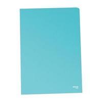 Esselte A4 Copy-safe Folder Plastic Cut Flush Blue 1 x Pack of 100