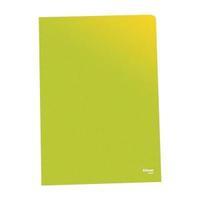 Esselte A4 Copy-safe Folder Plastic Cut Flush Green 1 x Pack of 100
