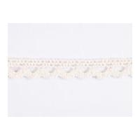 Essential Trimmings Crochet Effect Cotton Lace Trimming