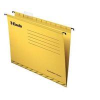 esselte classic foolscap suspension file yellow 1 x pack of 25