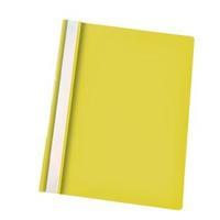 Esselte A4 Report Flat File Lightweight Plastic Clear Front Yellow 1 x