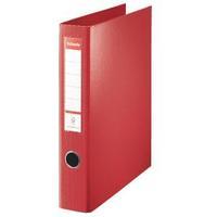 esselte 4d ring a4 binder 40mm red 82403