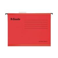 esselte classic foolscap red suspension file pack of 25 90336