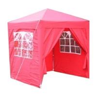 ESC Pop Up Gazebo FULLY WATERPROOF Red 2 x 2 Metre