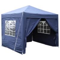 esc pop up gazebo fully waterproof blue 2 x 2 metre