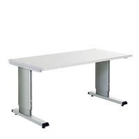 ESD Workbench Hand Crank Height Adjustable Bench 800x1073 Worktop