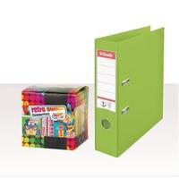 Esselte A4 PVC Lever Arch File 75mm Green with FOC Sweets ES810770