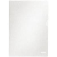 Esselte Clear Embossed A4 Folder Pack of 100 54832