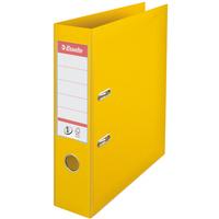 esselte lever arch file pvc a4 75mm yellow 48061